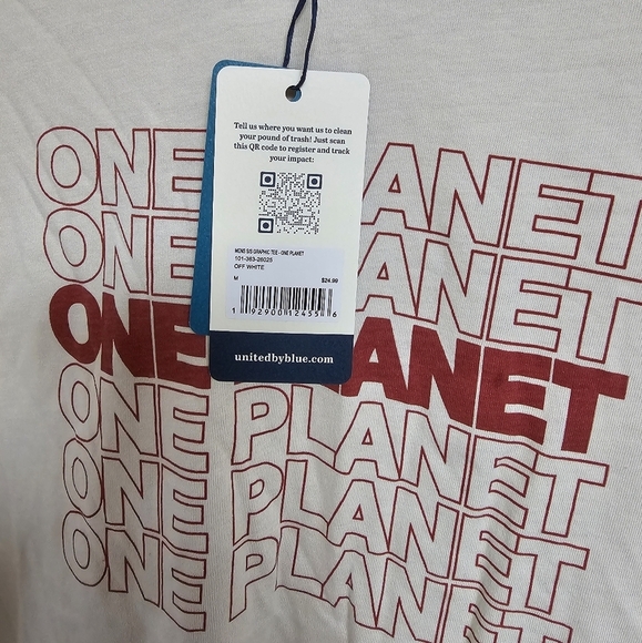 Nwt men's one plant tee - Picture 3 of 3